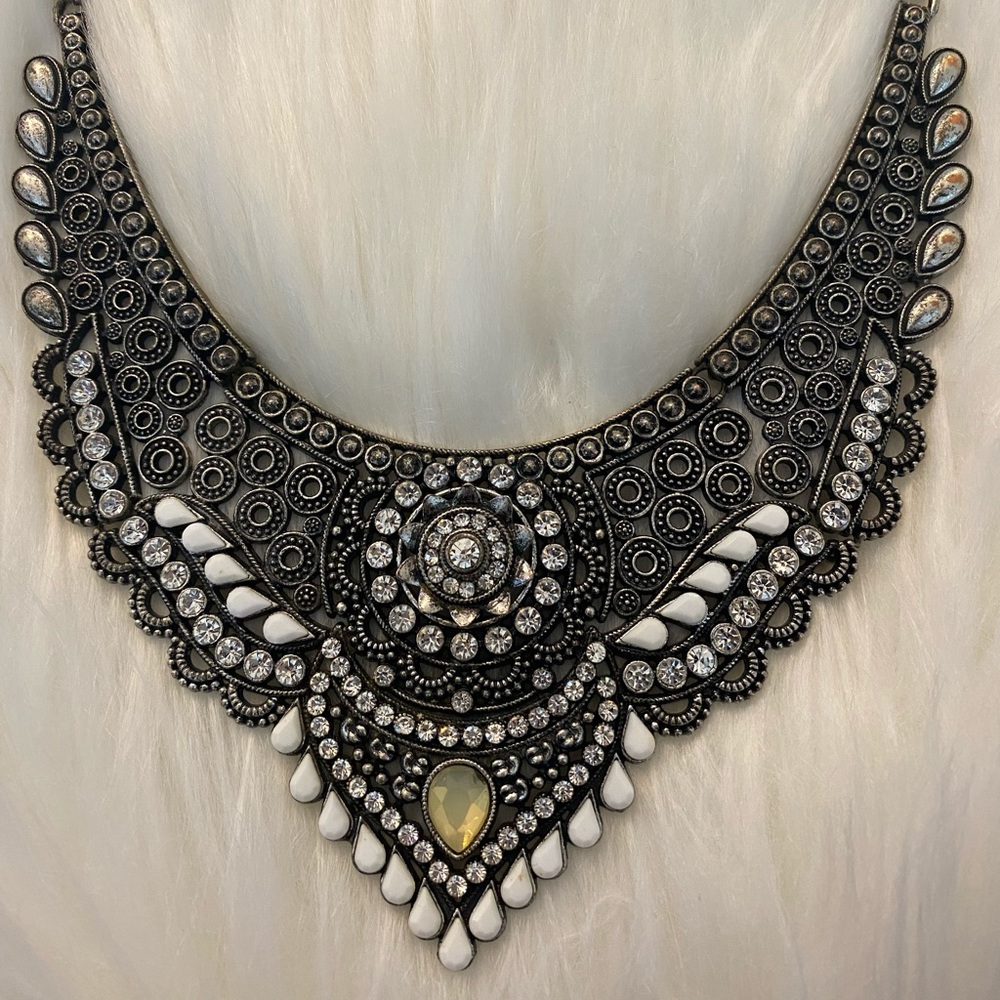 3-Part Rhinestone Necklace